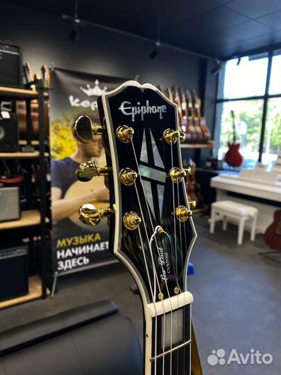 Epiphone Les Paul Custom Ebony электрогитара