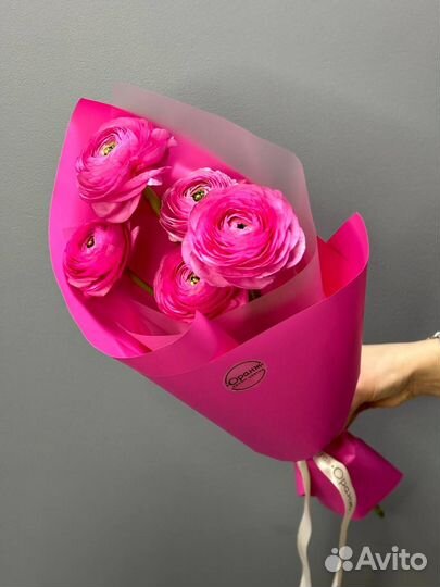 Ранункулюс. Доставка от часа