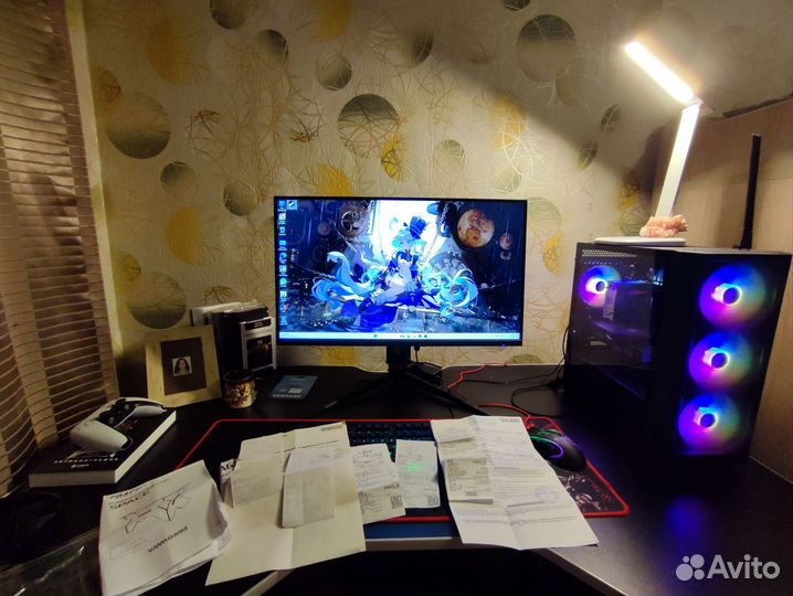 Игровой PC,стол,кресло,монитор,акустика
