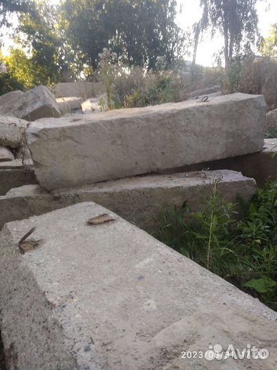 Плита перекрытия и фундаментные блоки бу