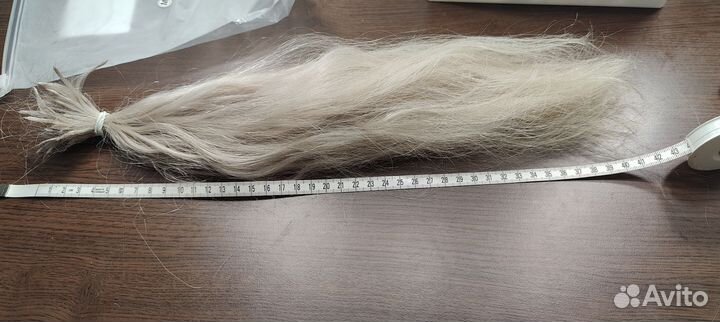 Волосы для наращивания холодный блонд