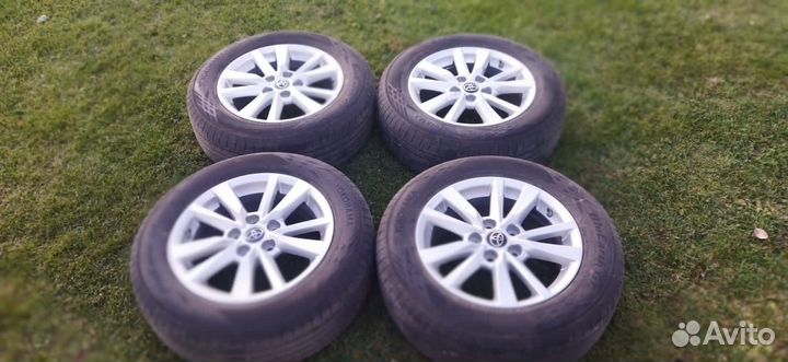 Комплект летней резины с литыми дисками R16