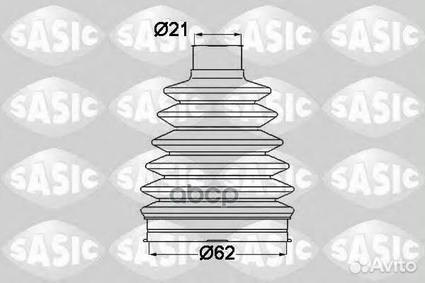 SAS1904009к-кт пыльника шруса внутреннего тер