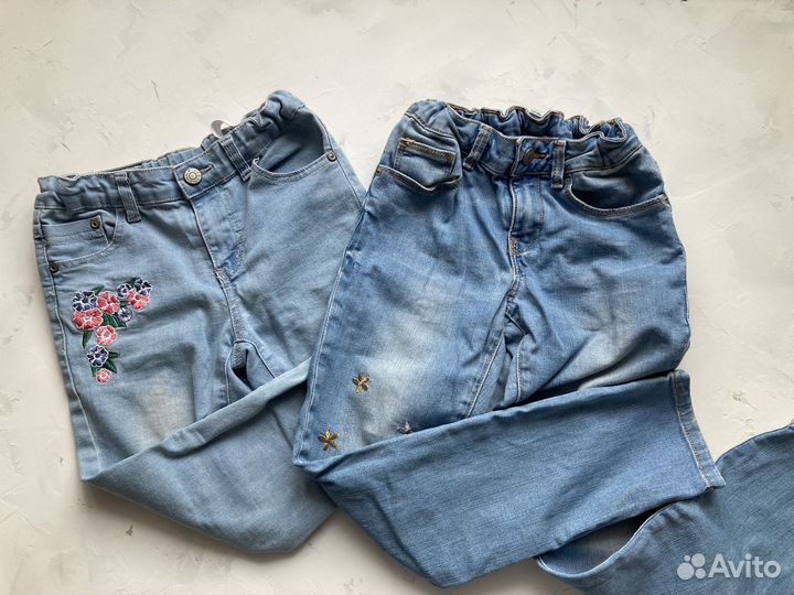 Джинсы для девочки 122