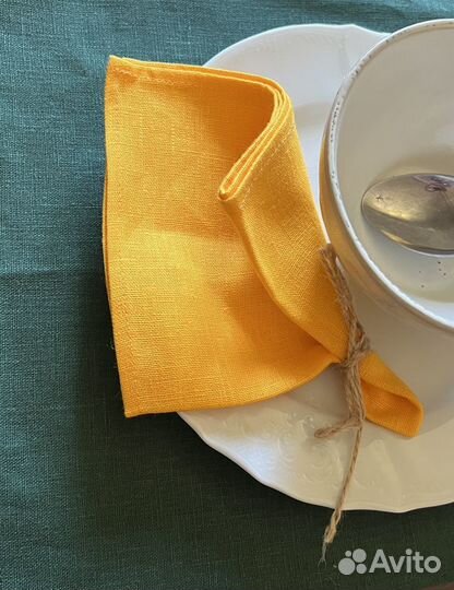 Набор льняных салфеток. Новые