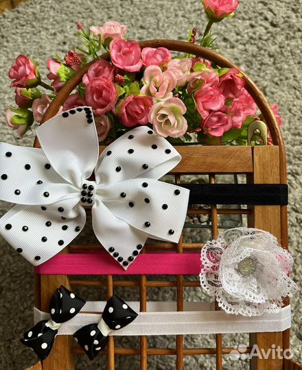 Набор детских повязок для волос на голову 2