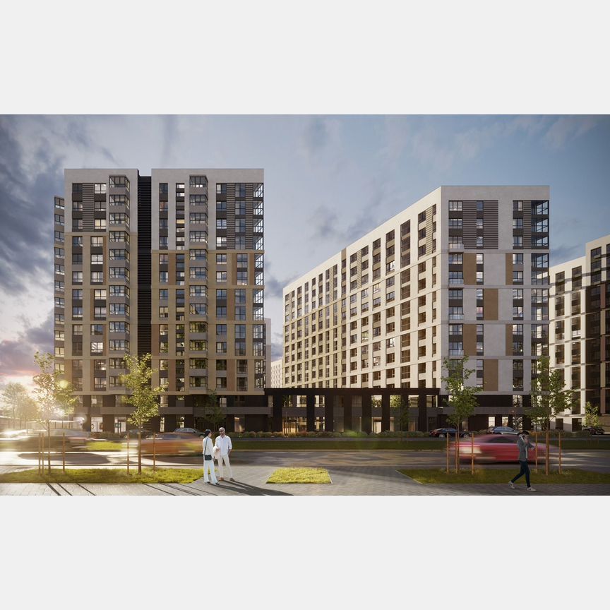 2-к. квартира, 67,2 м², 9/14 эт.