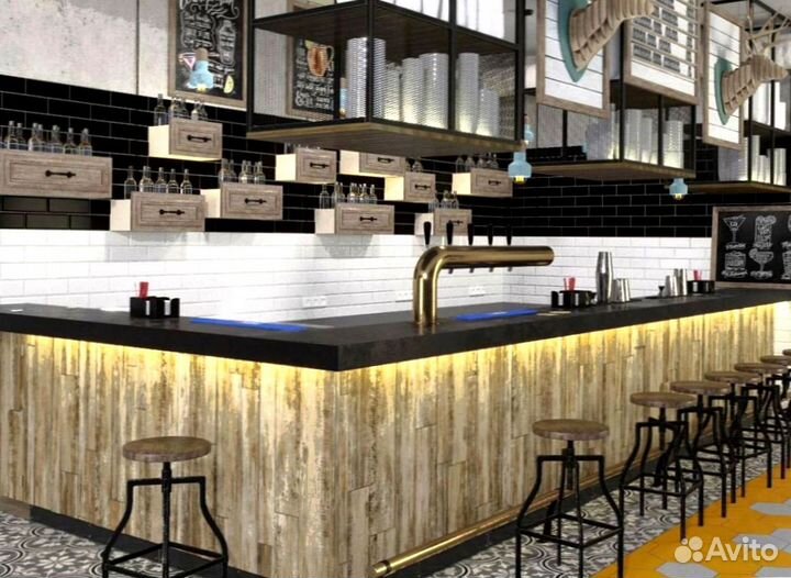 Барная стойка для кофейни
