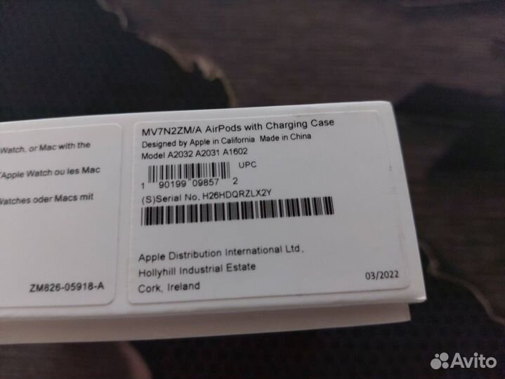 AirPods 2 Оригинал