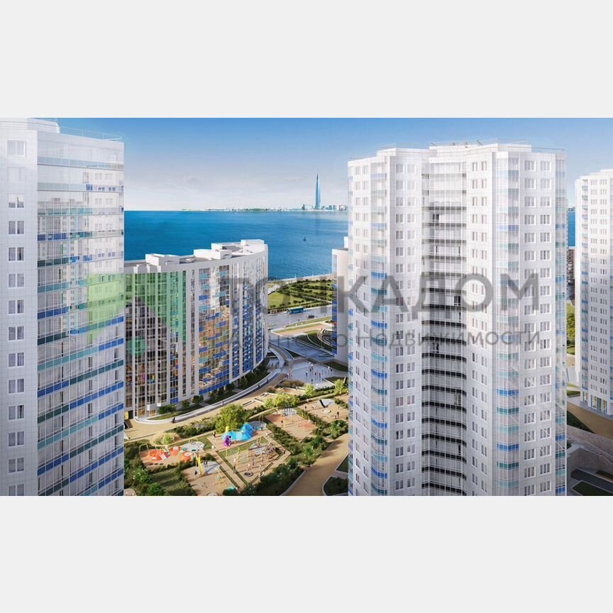 2-к. квартира, 63,6 м², 23/24 эт.