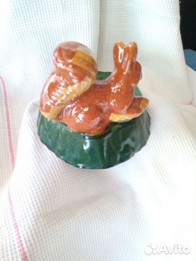 Пепельница СССР. Олимпийский мишка. Посуда фарфор