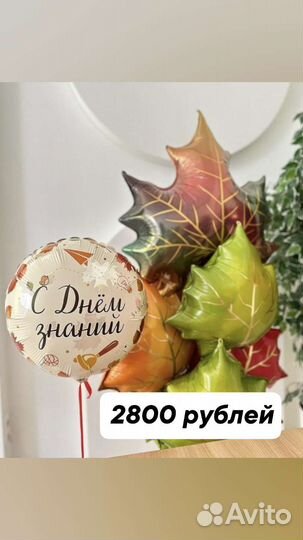 Воздушный шары на 1 сентября