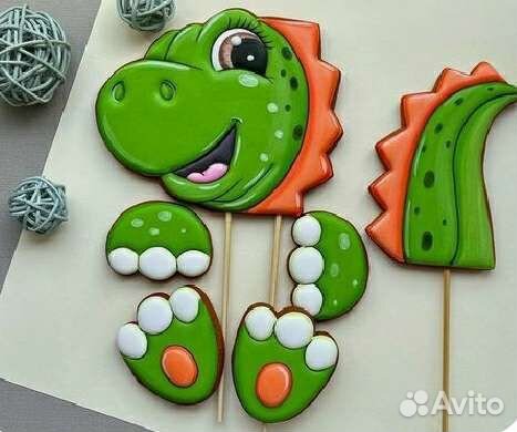 Пряники для торта ручной работы