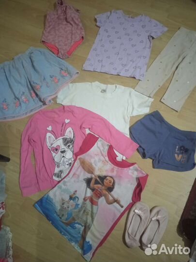 Вещи пакетом на девочку 4-5 Лет