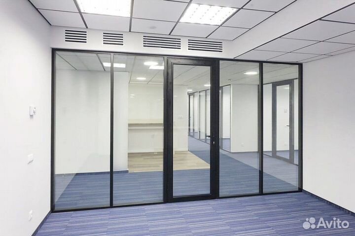 Офисные перегородки из стекла