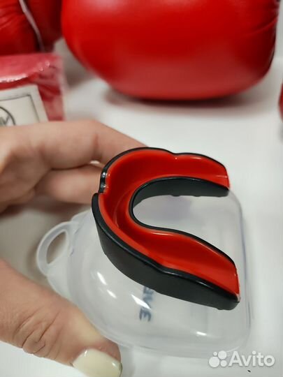 Боксерские перчатки 10 унций, 12 унций шлем, капа