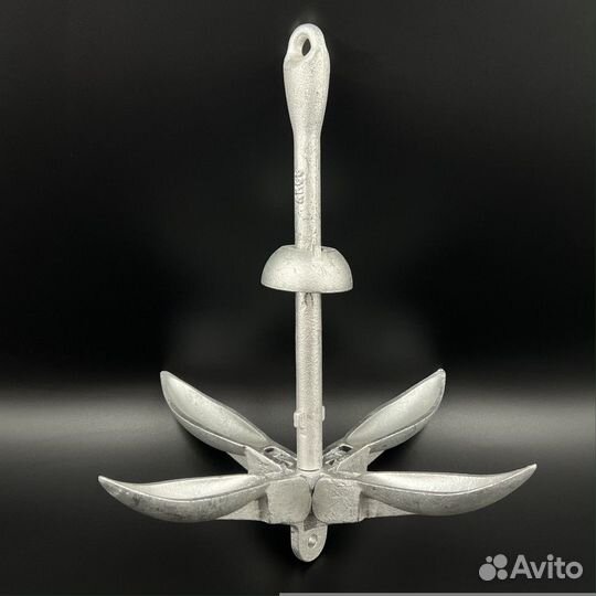 Якорь-кошка складной, 4 кг, оцинкованная сталь