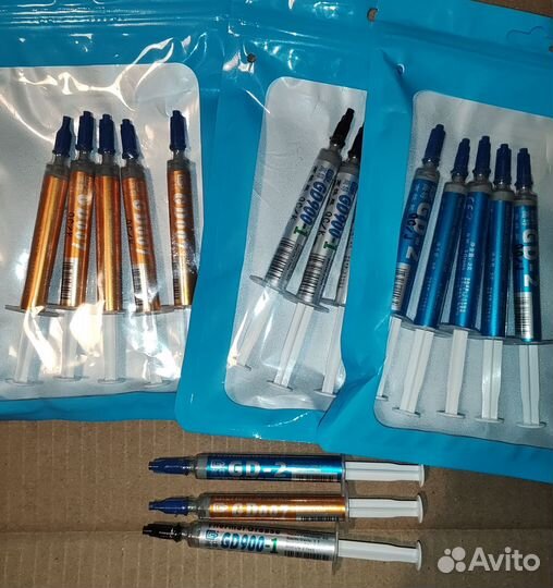 Термопаста GD-2, GD007, GD900-1, шприц 3 гр
