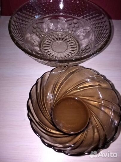 Хрусталь, стекло, ваза, конфетница, креманка