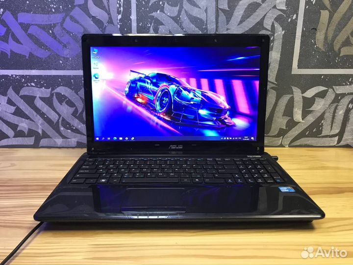Производительный ноутбук Asus Core-i5/SSD/6Gb
