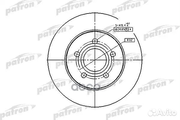 Диск тормозной передн VW: passat 96-00, passat