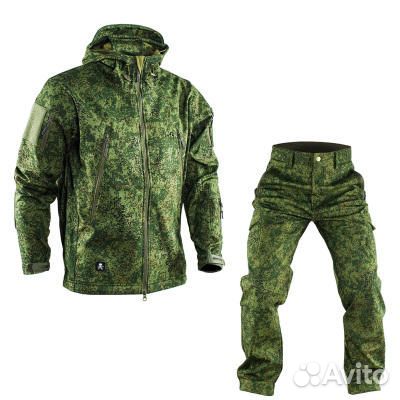 Тактический костюм softshell пиксель все размеры