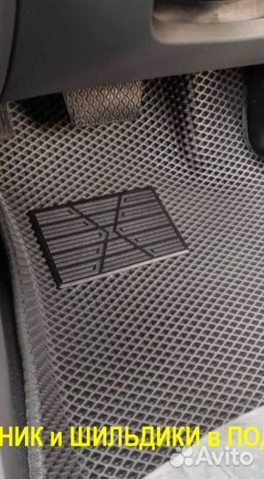 Автоковрики Eva Volkswagen Teramont с бортом Ева