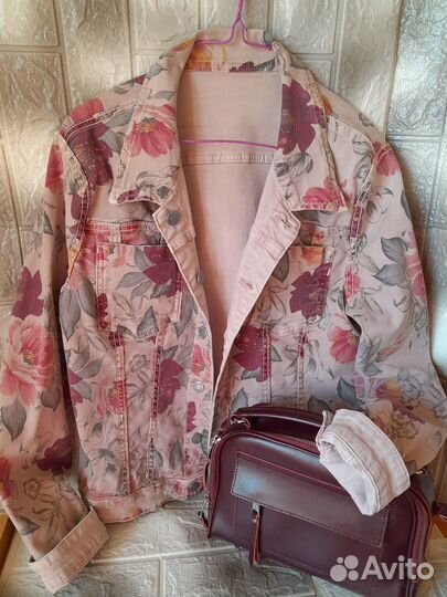 Джинсовая женская куртка 3D Denim двусторонняя