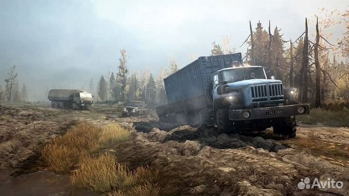 Spintires: MudRunner American Wilds Nintendo Switch, русская версия, бу