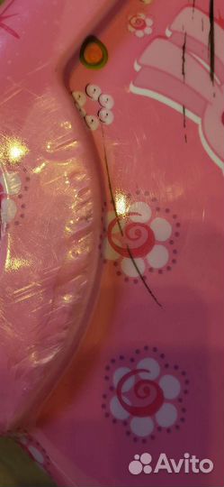 Детский чемодан на колесиках каталка