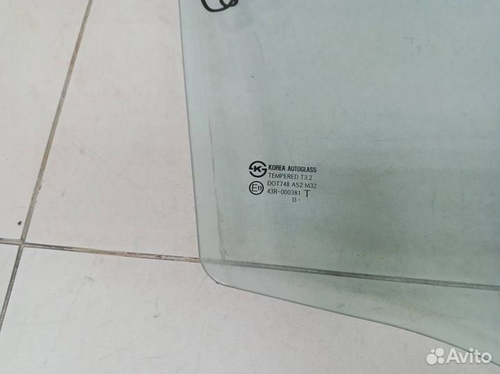Стекло двери передней правой Hyundai Solaris 2010-2017