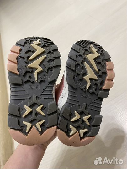 Ботинки демисезонные для девочки 24 размер