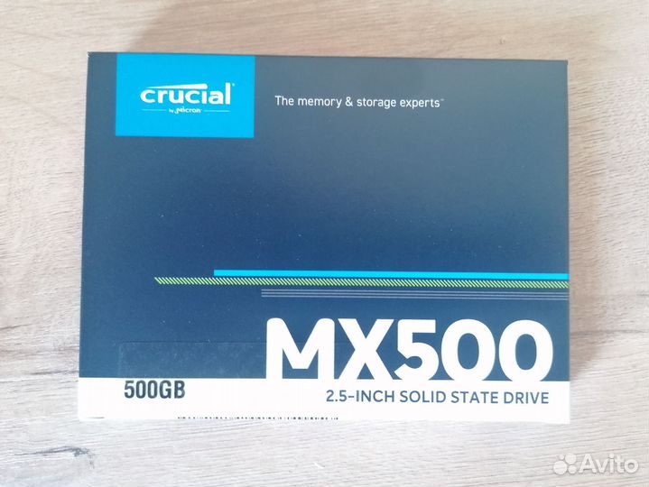 SSD накопитель Crucial P3, MX500, P5