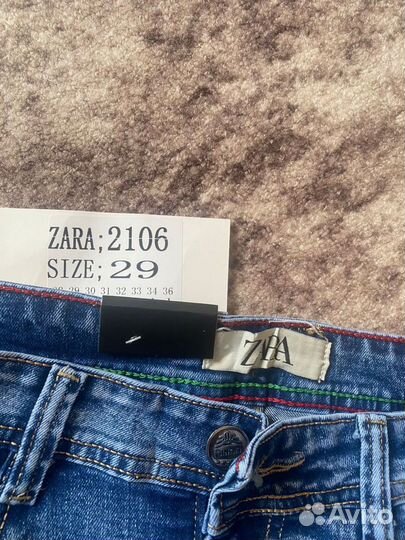 Джинсы zara мужские 29