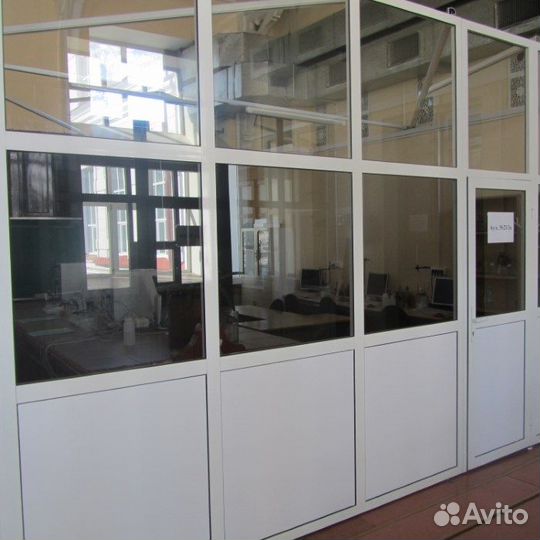 Перегородки из пвх и алюминия