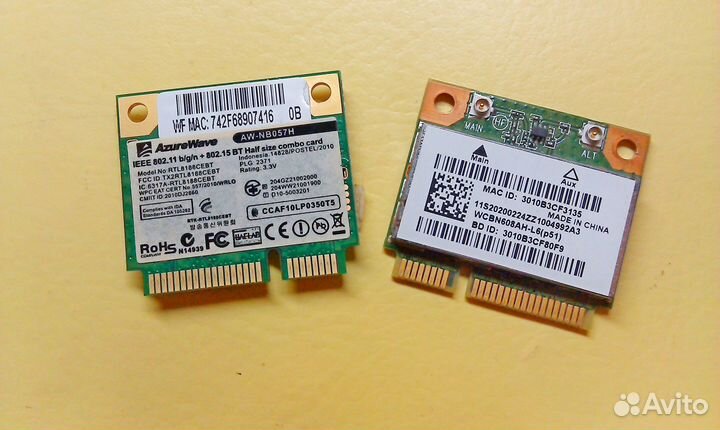 WiFi Mini PCI, pci-e, WiFi + Bluetooth