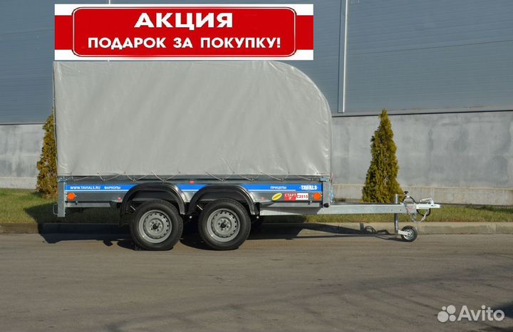 Легковой прицеп Тавиалс 2,5*1,5 2-е оси