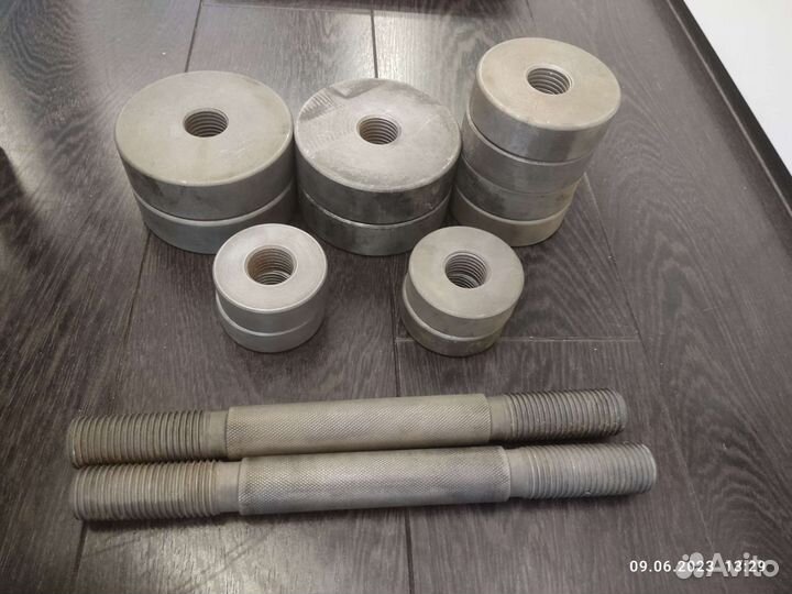 Гантели разборные 2 штуки бу