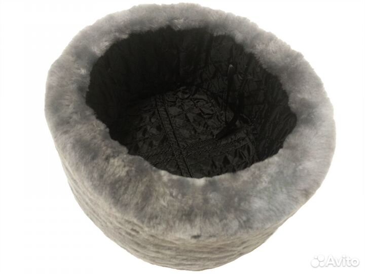 Кубанка из серого мутона Заваленко