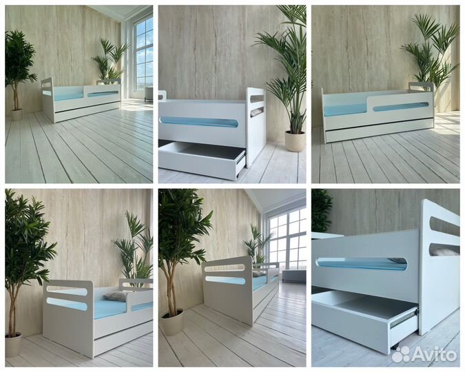 Кровать детская с ящиком