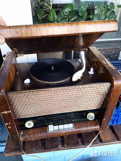 Радиола СССР ламповая
