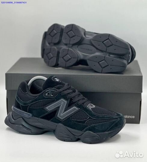 Кроссовки New Balance 9060 Black (Арт.94677)