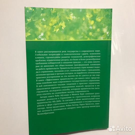 Эффективное правительство для нового века