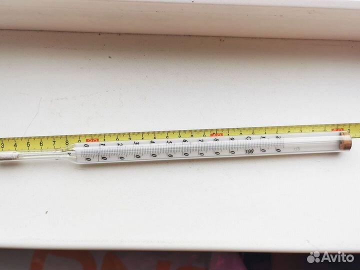 Точный лабораторный термометр 120 градусов