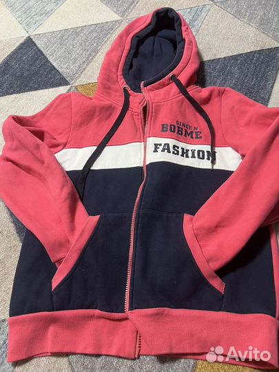 Толстовка на молнии с капюшоном женский