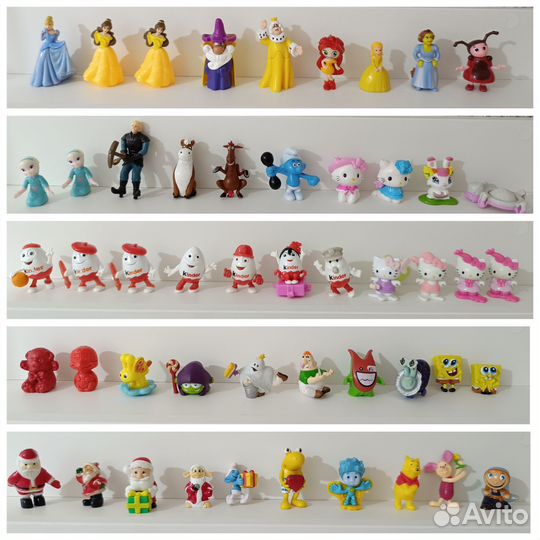 Киндер игрушки из разных серий