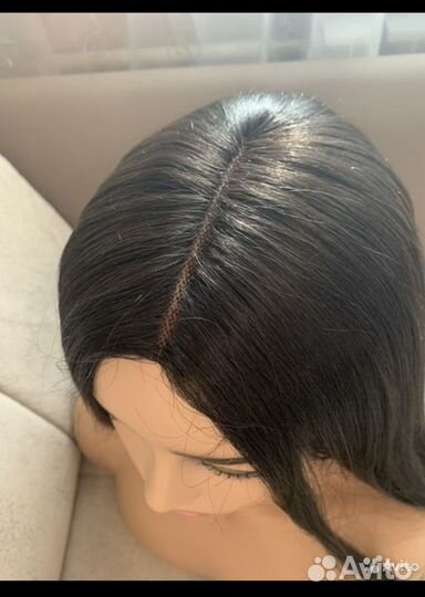 Новый женский парик на сетке шоколад прямой