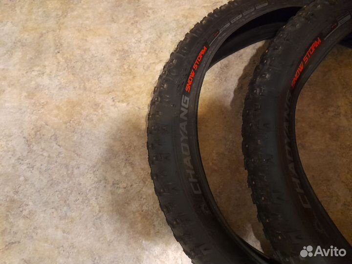 Зимние Покрышки для велосипеда (фетбайка) зимние