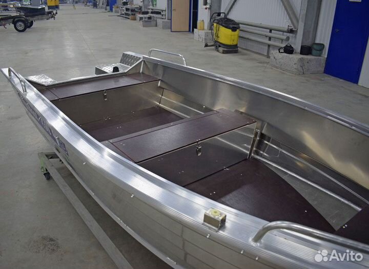 Моторная лодка Wyatboat 430Р алюминиевая новая