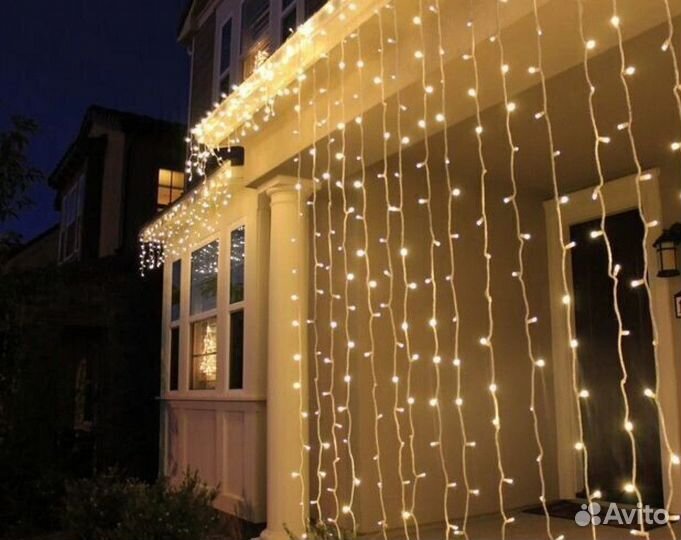 Гирлянда с влагозащитой IP 128